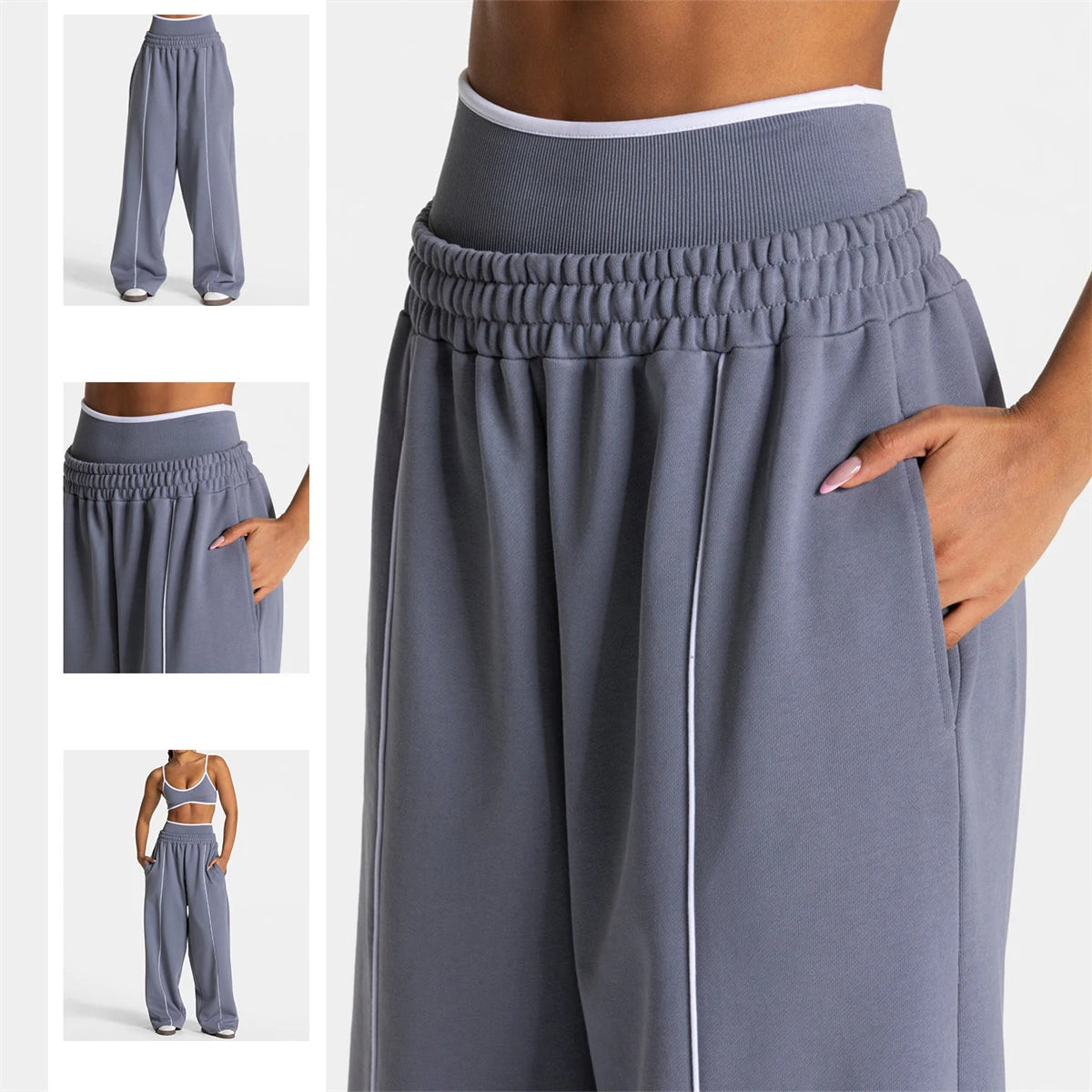 WildPath Wide-Leg Sport Joggers