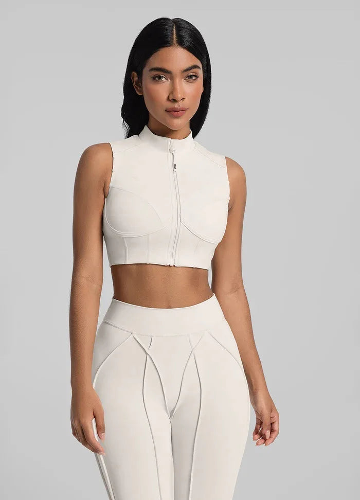 Contour Zip Performance Sports Bra