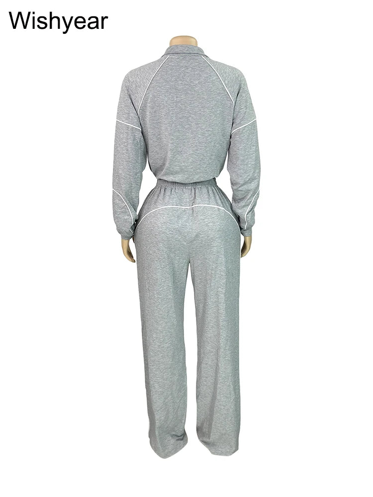 NimbusGlide Striped Tracksuit Set
