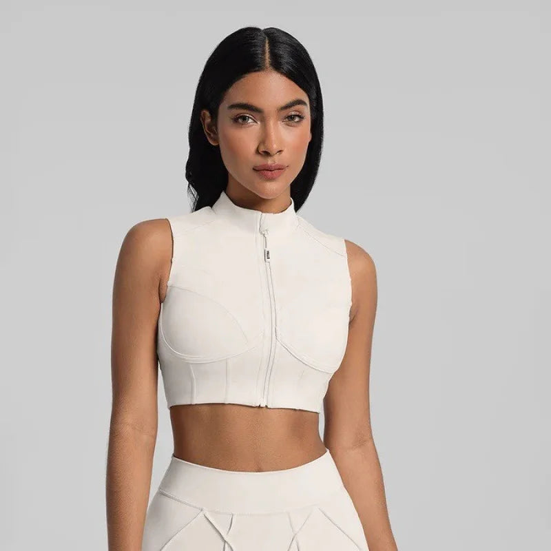 Contour Zip Performance Sports Bra