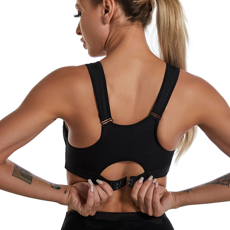 ZipFlex High Impact Sports Bra