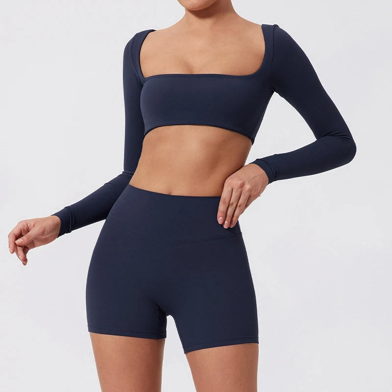 EmberFlex Long-Sleeve Yoga Set