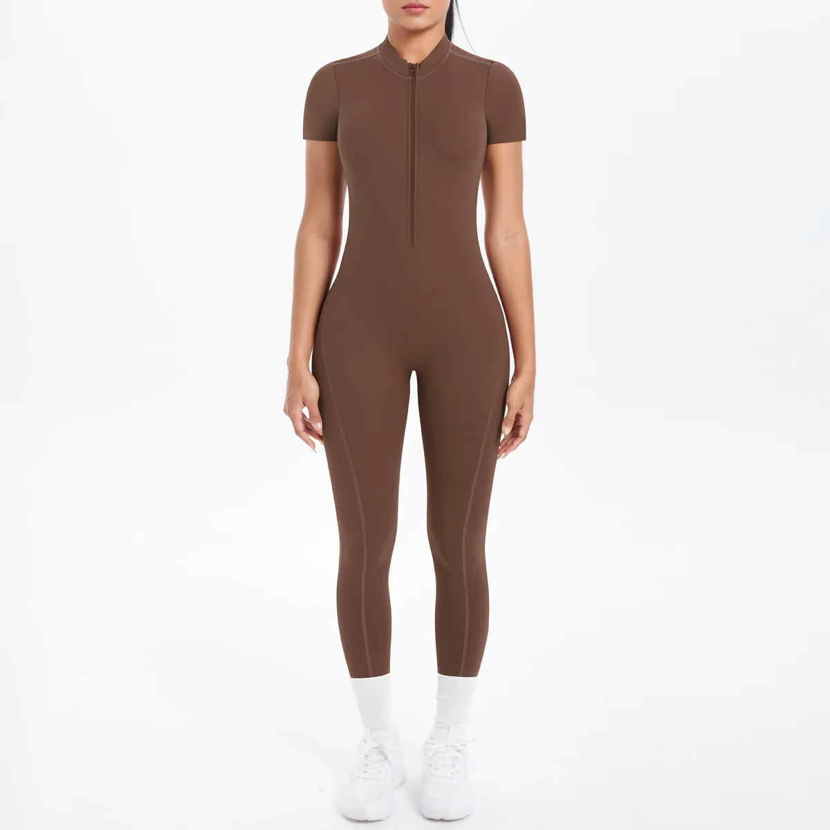 Seamless Sculpt Zip Bodysuit (Women)