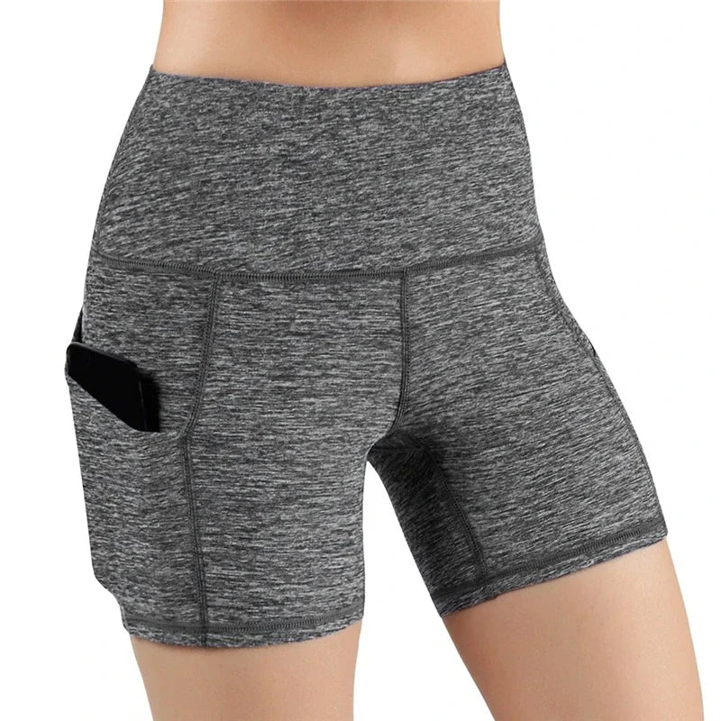 LiftCore Phone-Pocket Biker Shorts