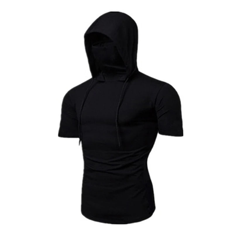 IronShade Short-Sleeve Mask Hoodie