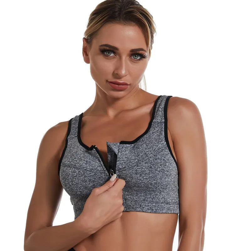ZipFlex High Impact Sports Bra