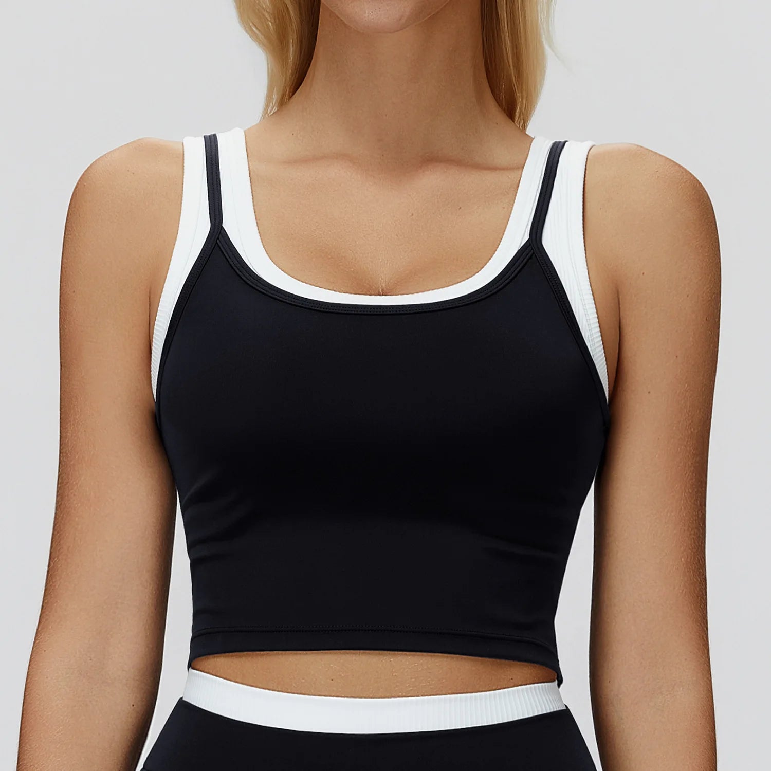 BlockFit Color-Block Sports Bra