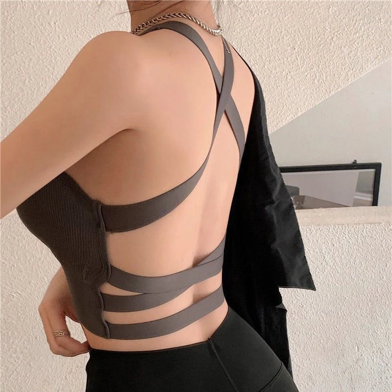 StrataFlex Open Back Sports Bra
