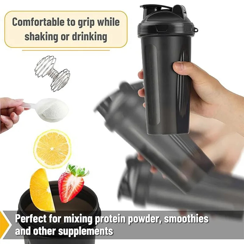 PulseShake 600ml Steel-Ball Protein Shaker