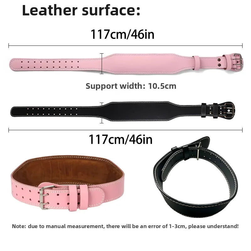 TitanLeather Padded Lifting Belt — Women