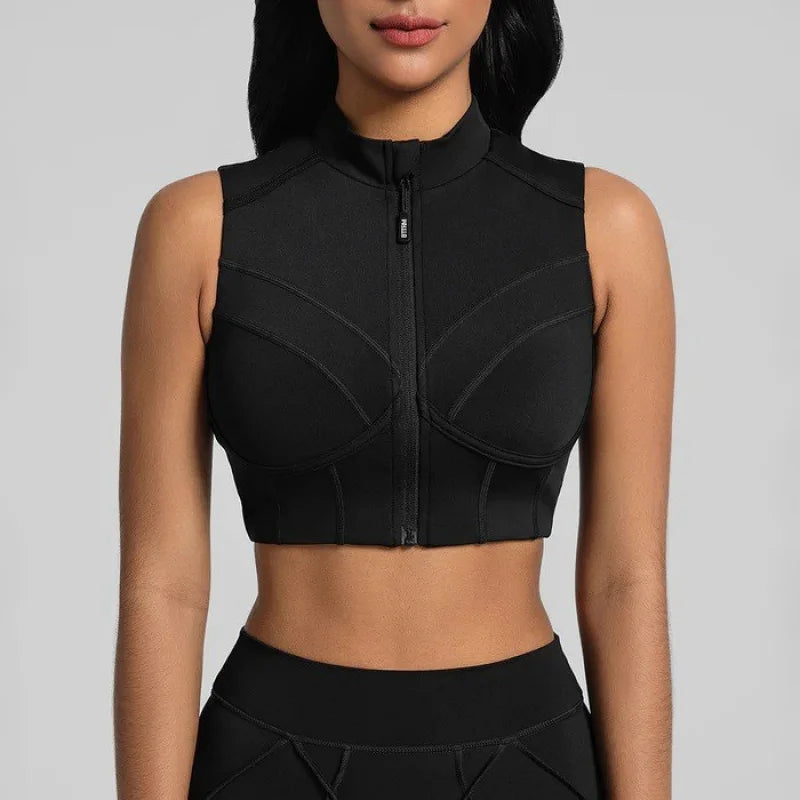 Contour Zip Performance Sports Bra