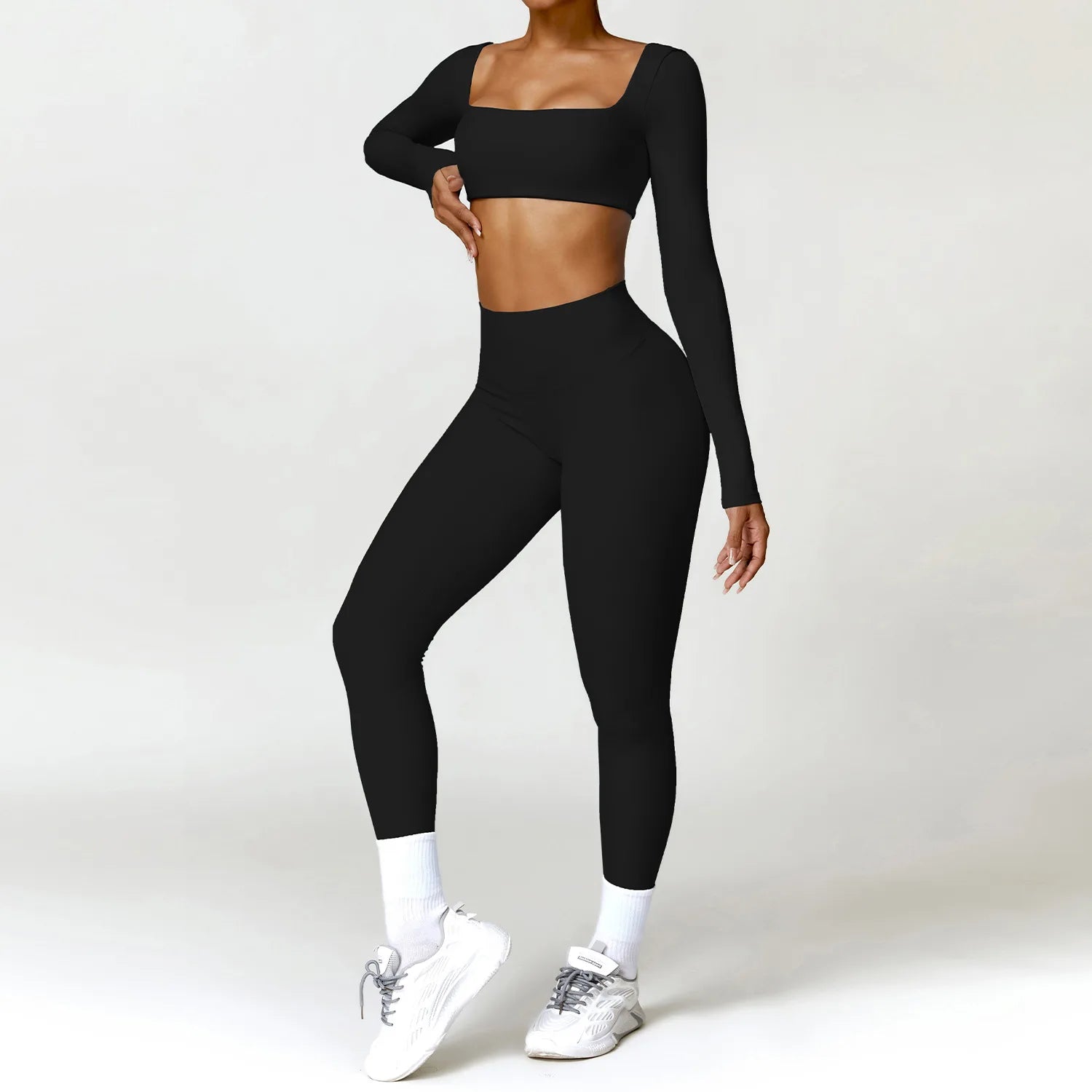 EmberFlex Long-Sleeve Yoga Set