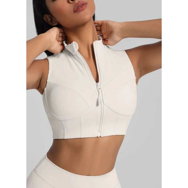 Contour Zip Performance Sports Bra