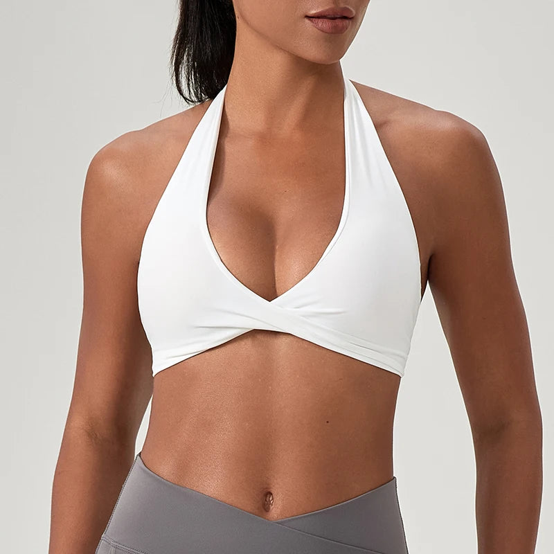 HaloFit Open Back Yoga Bra