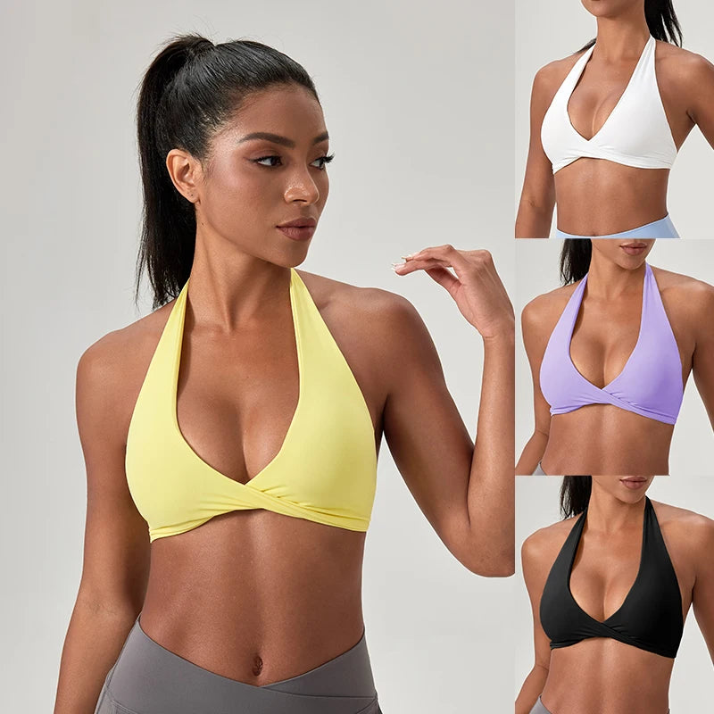 HaloFit Open Back Yoga Bra
