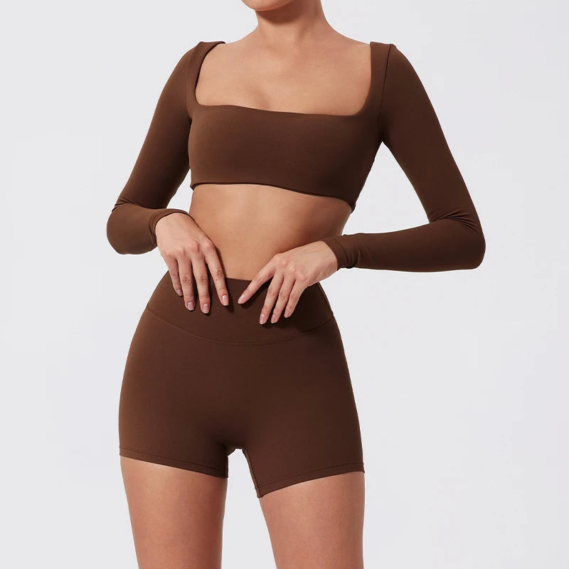 EmberFlex Long-Sleeve Yoga Set
