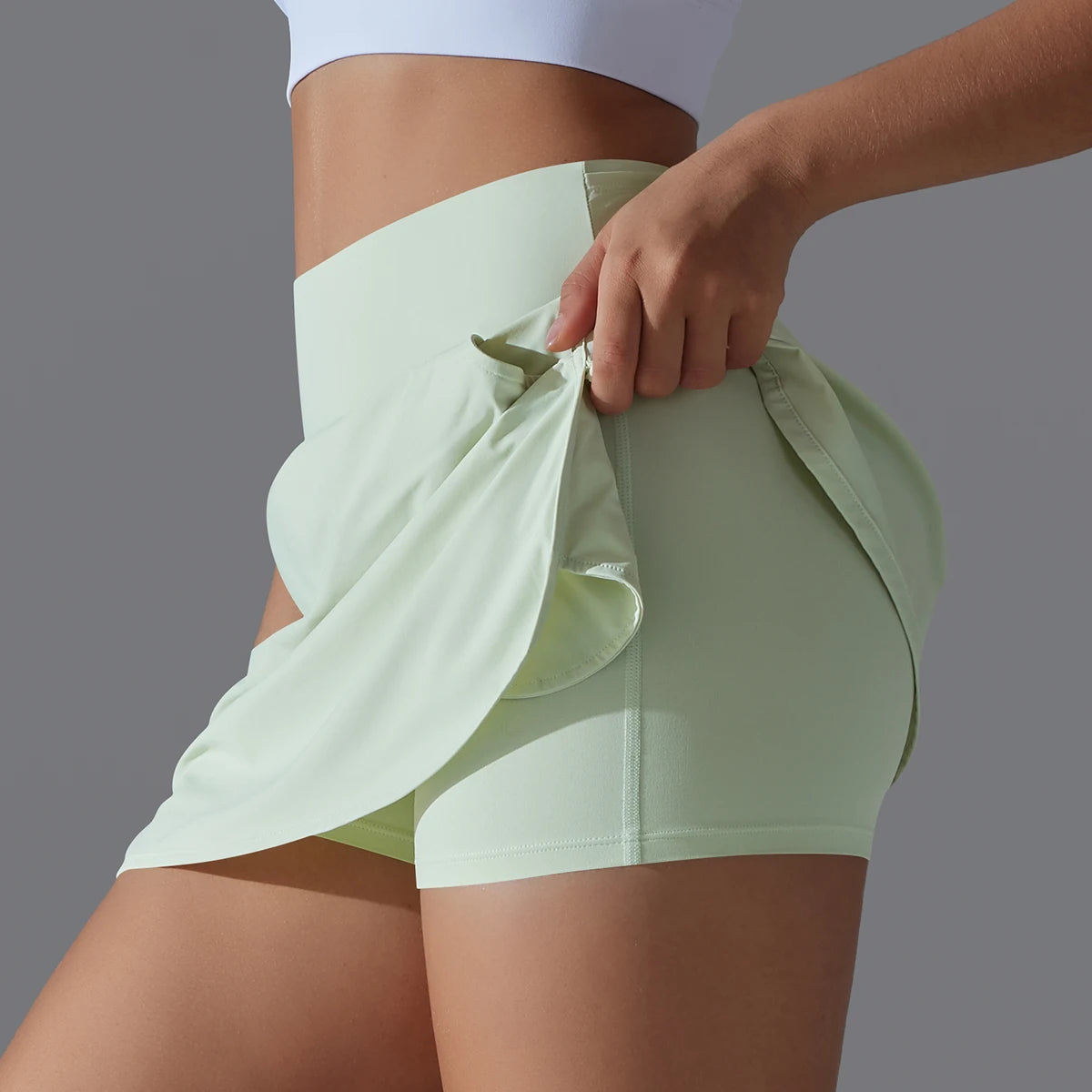 DualLayer Quick-Dry Run Shorts