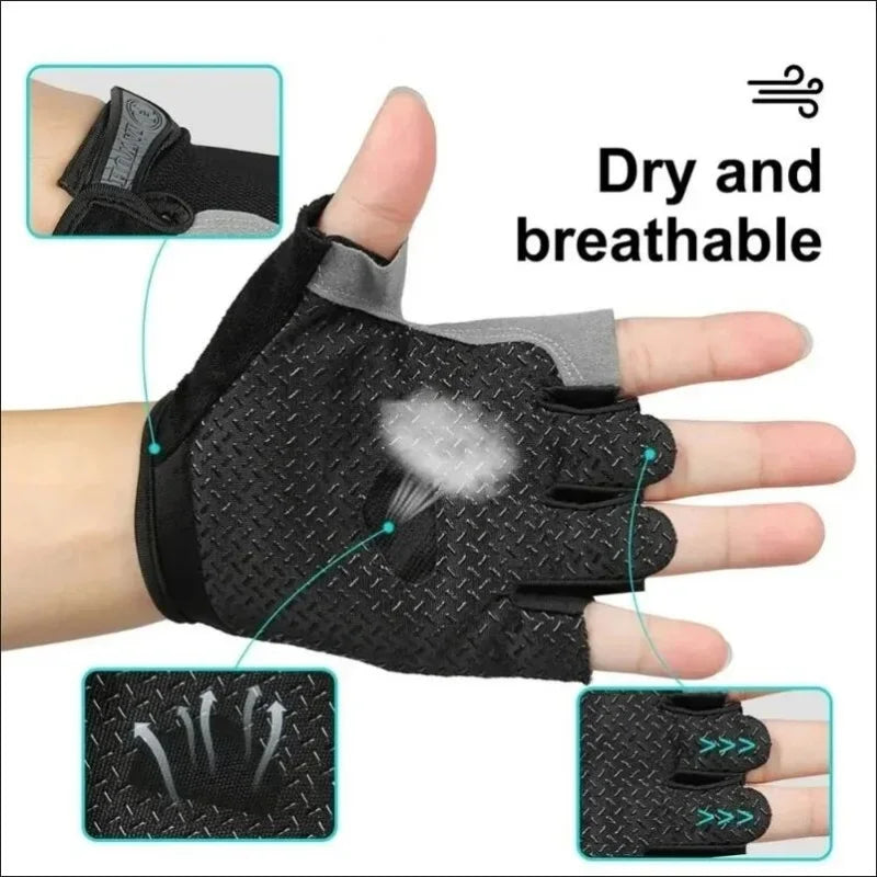 AeroGrip Half-Finger Training Gloves