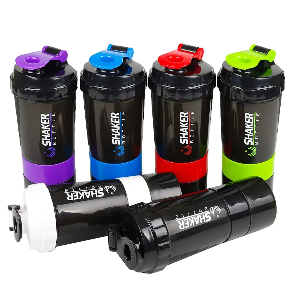 TriLayer Protein Powder Shaker Bottle