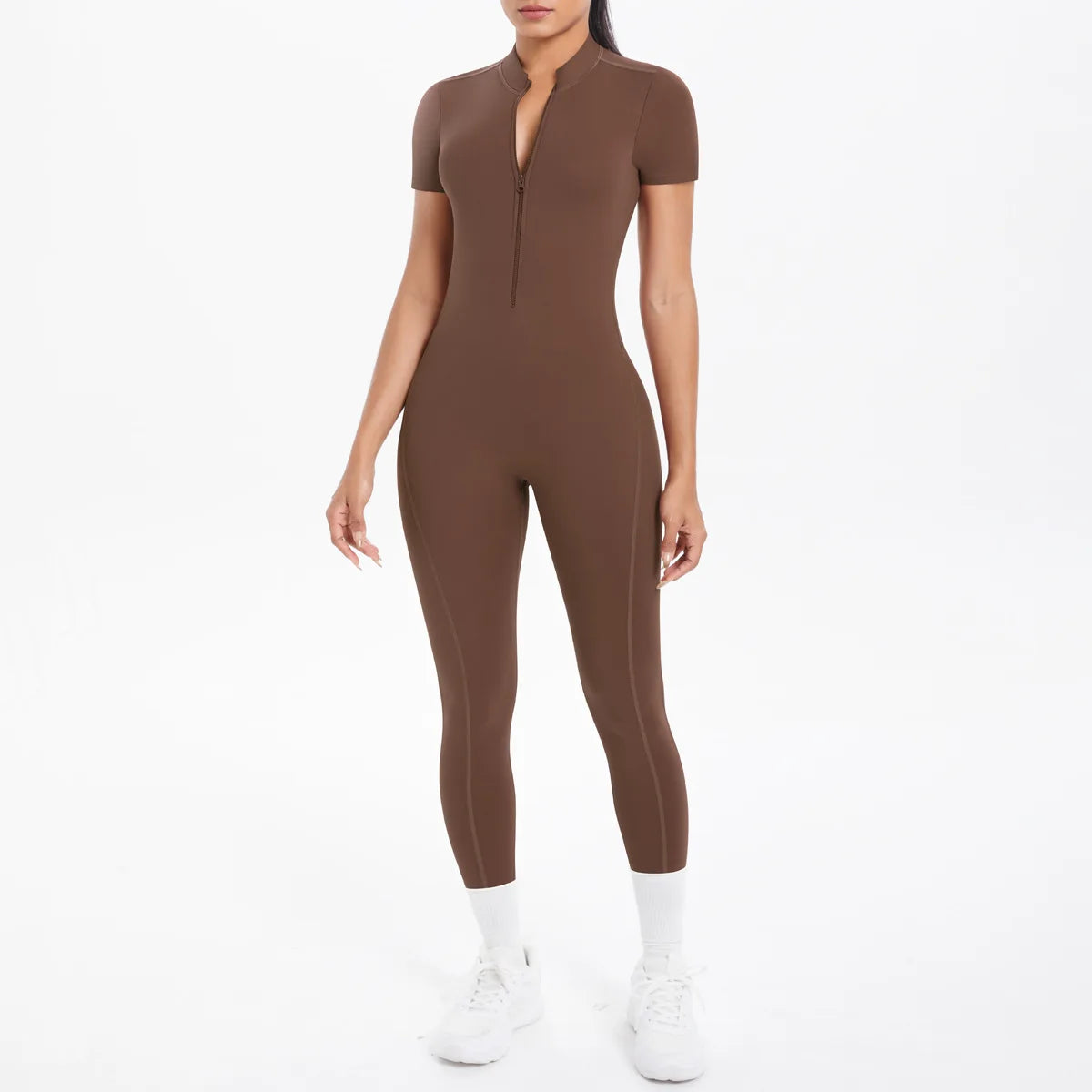 Seamless Sculpt Zip Bodysuit (Women)