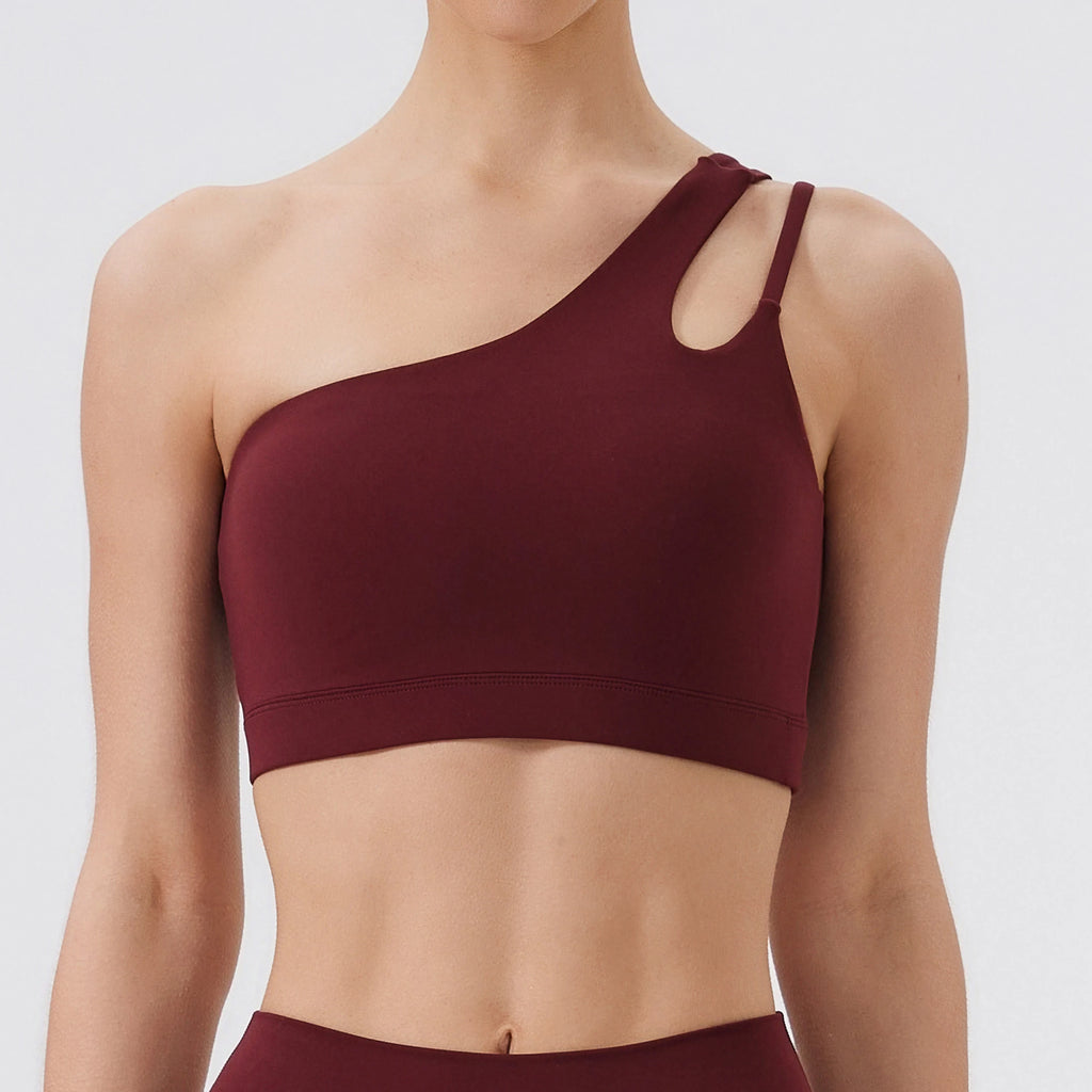 SculptFit One-Shoulder Sports Bra