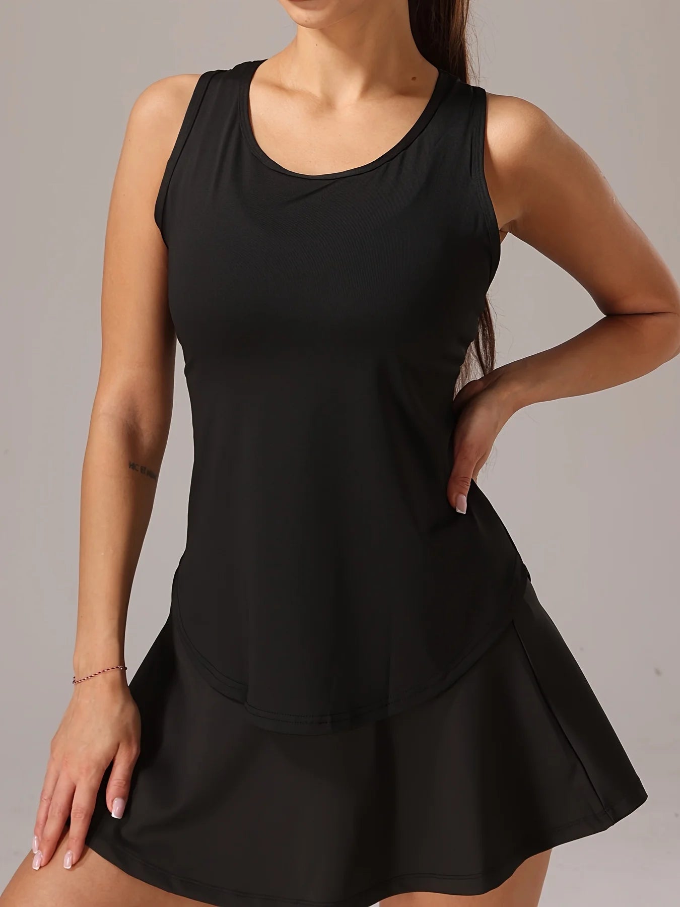 CrossMesh Athletic Tank — Mesh-Back Crisscross