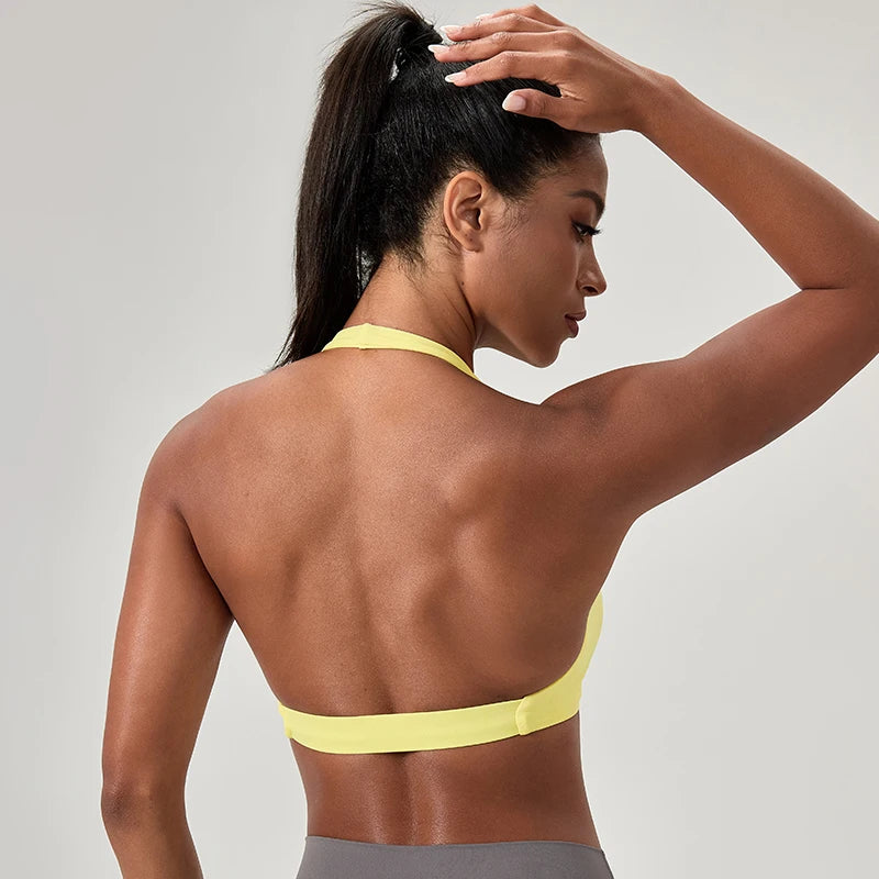 HaloFit Open Back Yoga Bra