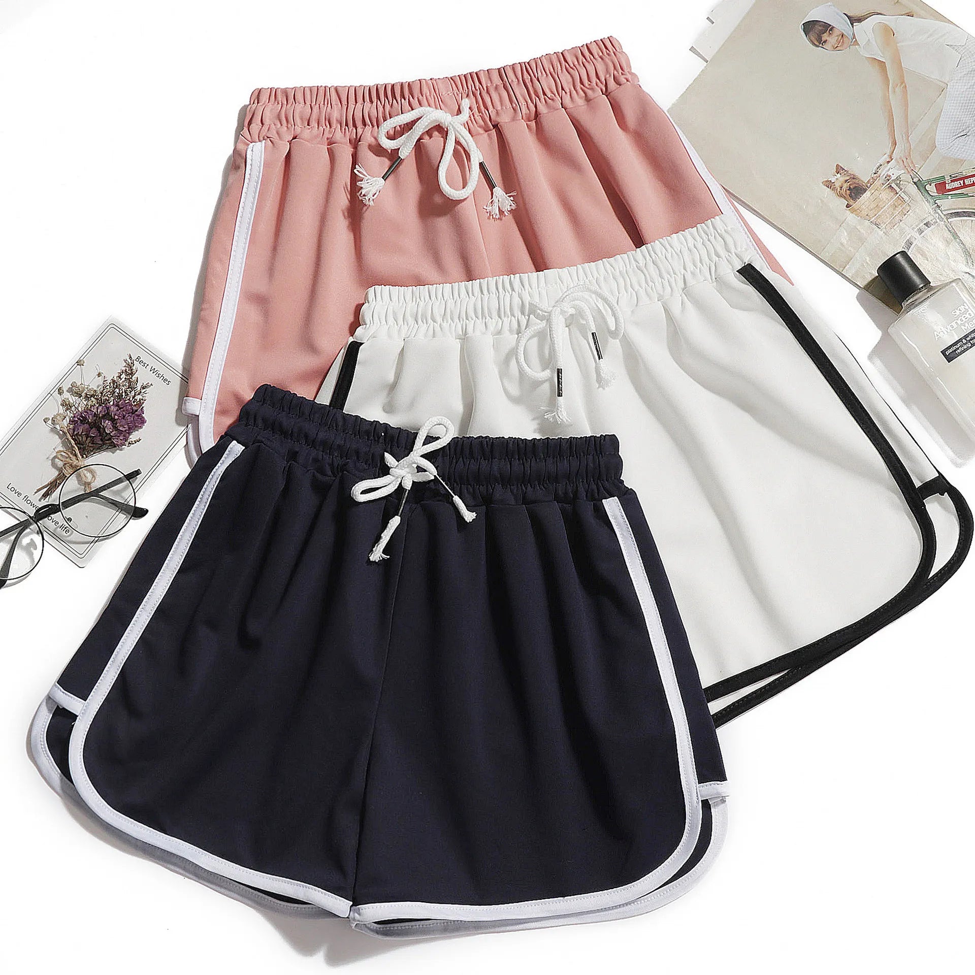 BreezeFlow Wide-Leg Yoga Shorts