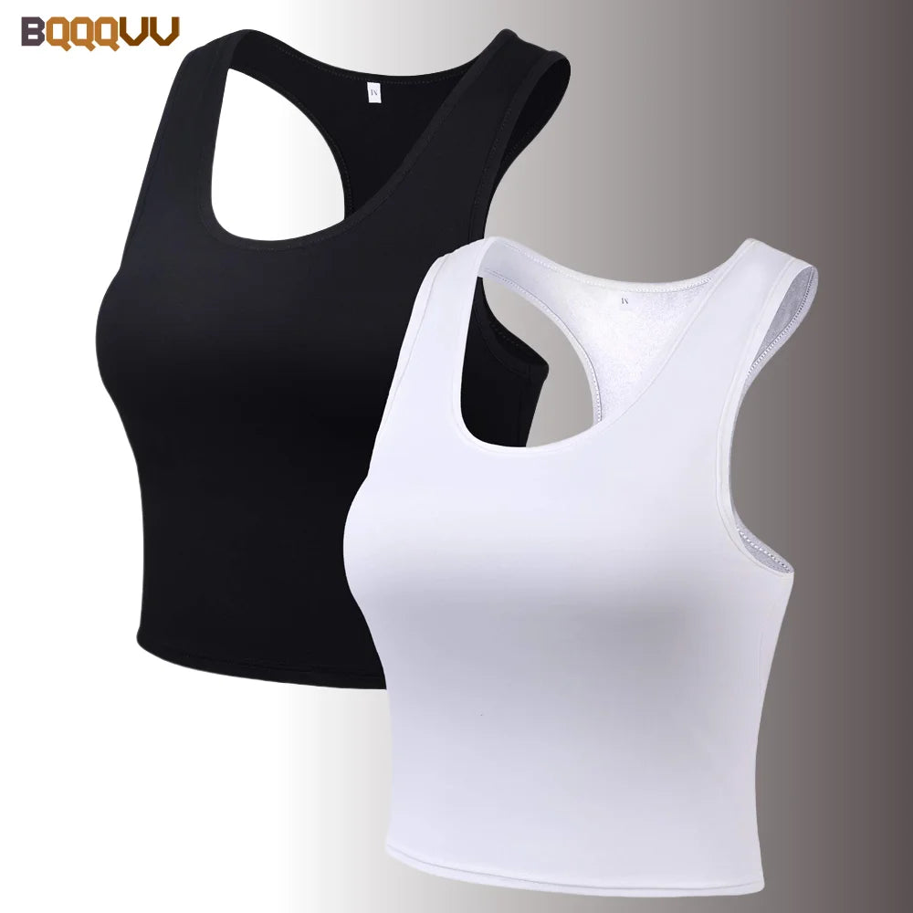 BreezeCrop Sleeveless Sport Tank