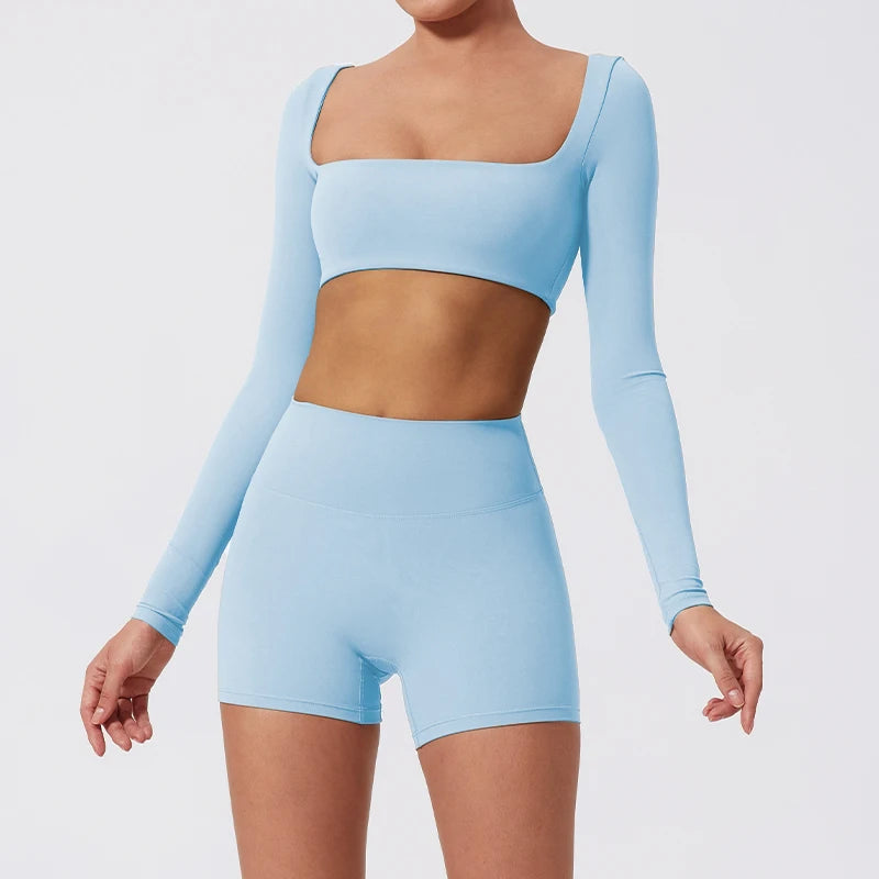 EmberFlex Long-Sleeve Yoga Set
