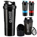 TriLayer Protein Powder Shaker Bottle