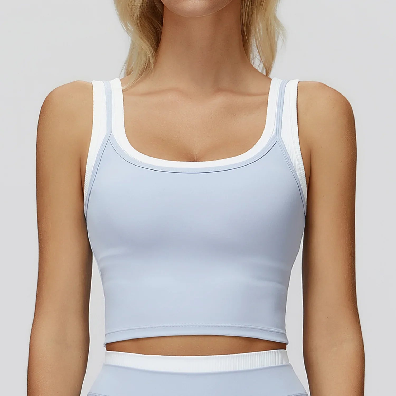 BlockFit Color-Block Sports Bra