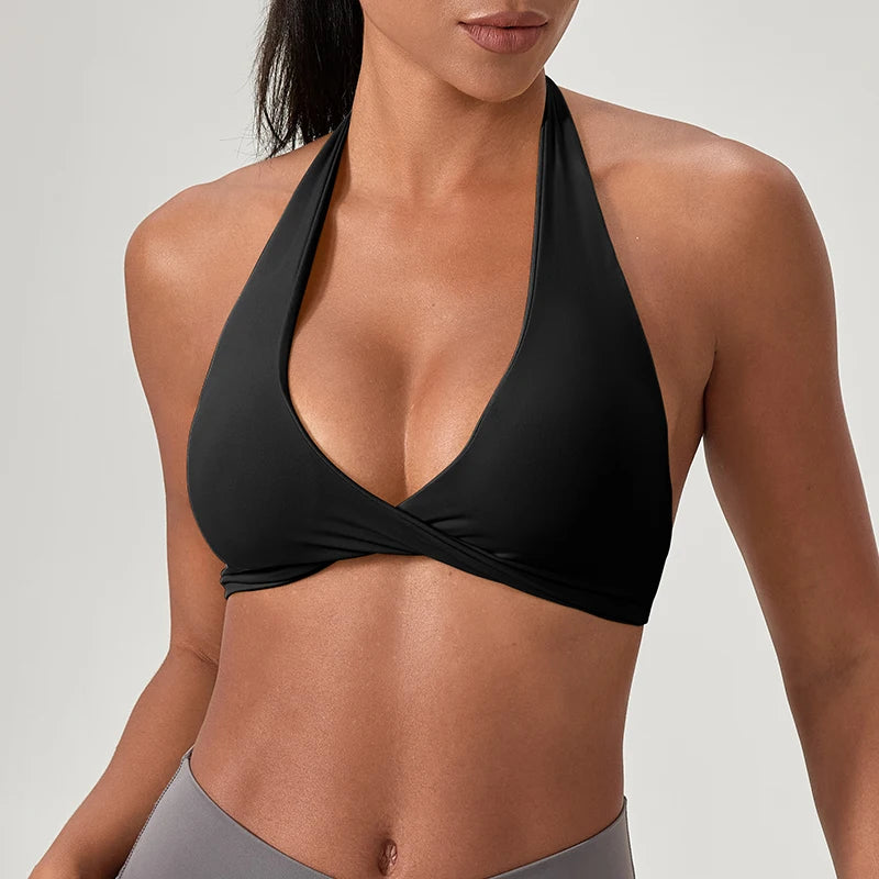 HaloFit Open Back Yoga Bra