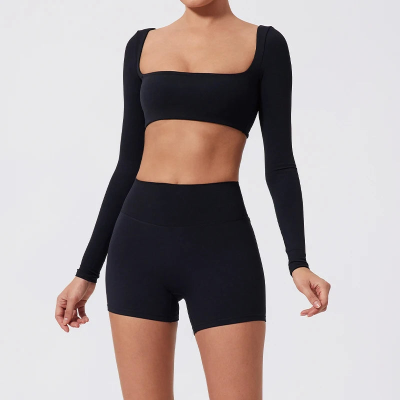 EmberFlex Long-Sleeve Yoga Set