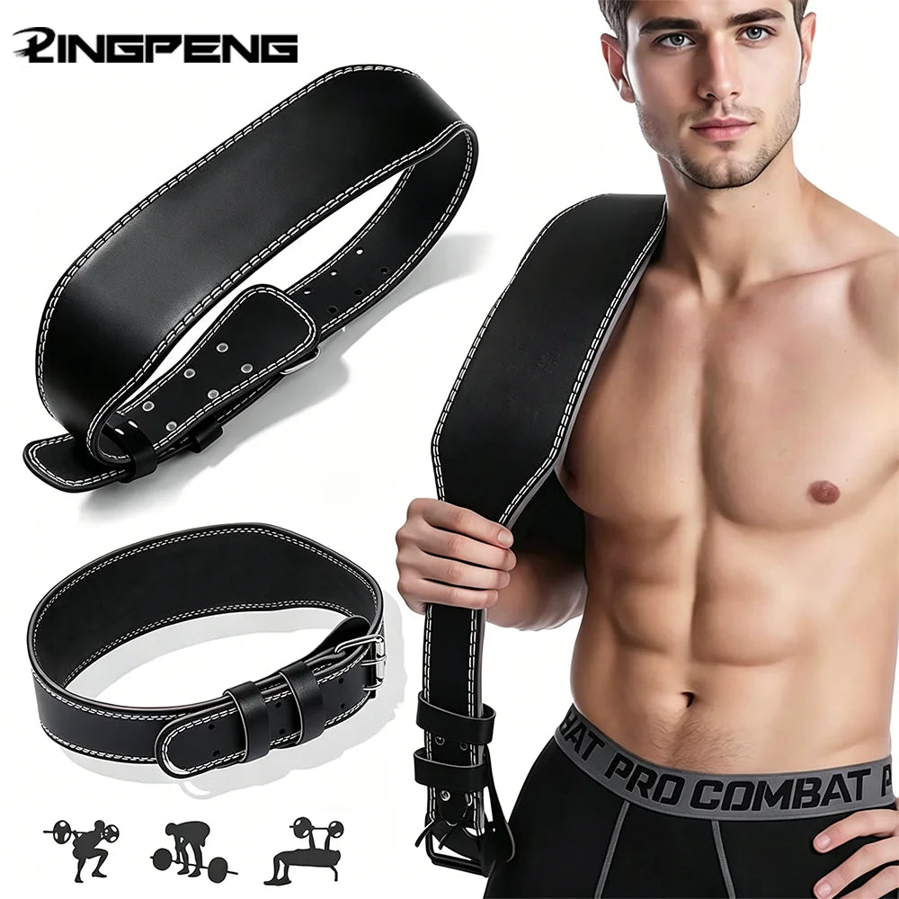 TitanLeather Padded Lifting Belt — Women