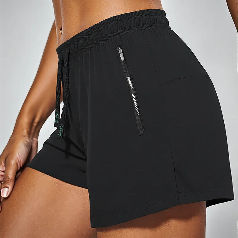 BoltFlex Neon Running Shorts
