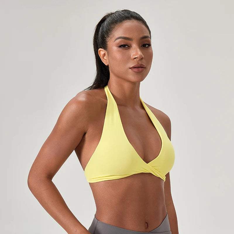 HaloFit Open Back Yoga Bra