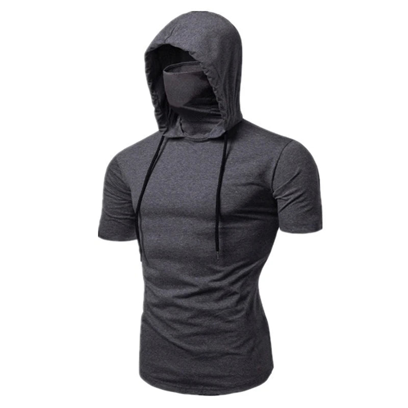 IronShade Short-Sleeve Mask Hoodie