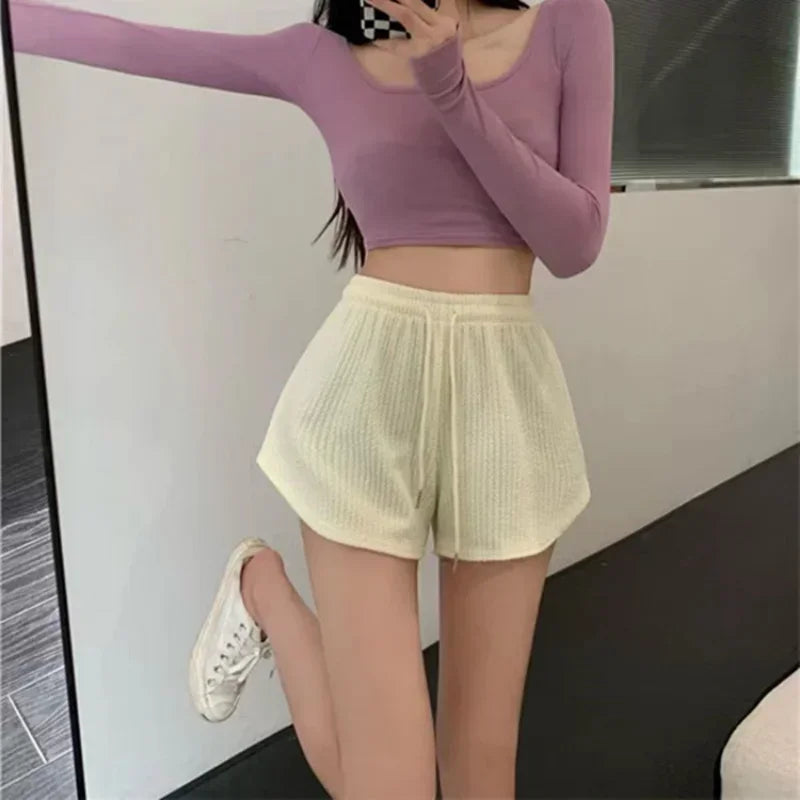 BreezeForm Wide-Leg Sport Shorts