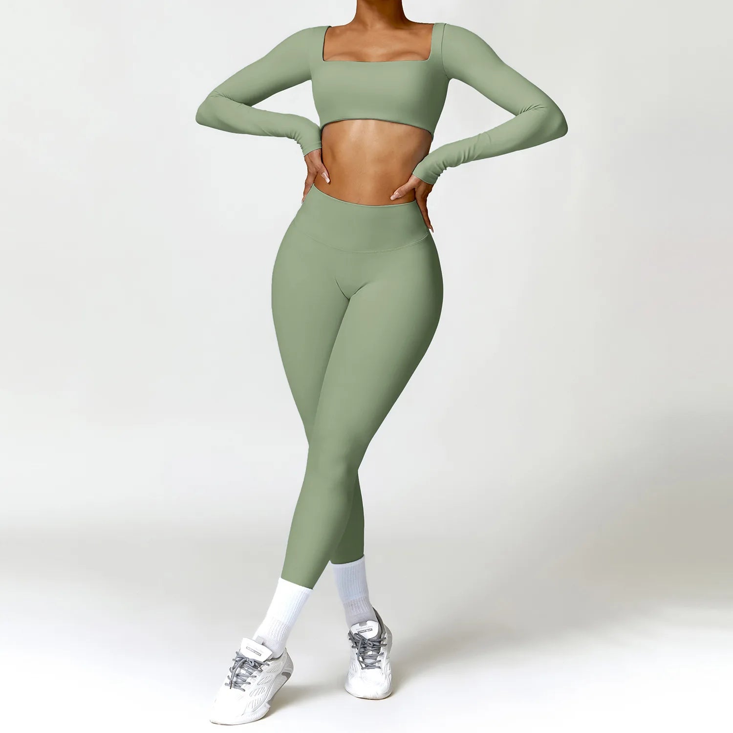 AscendKnit High-Waist Yoga Set