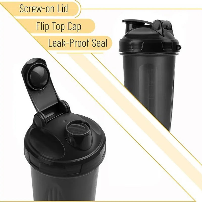 PulseShake 600ml Steel-Ball Protein Shaker