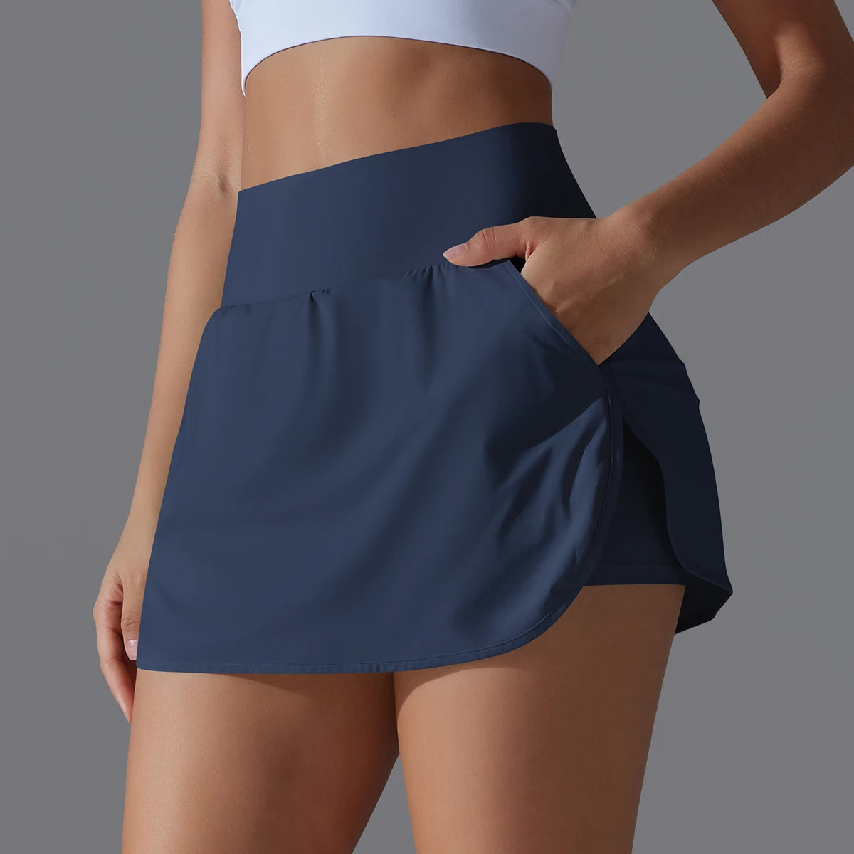 DualLayer Quick-Dry Run Shorts
