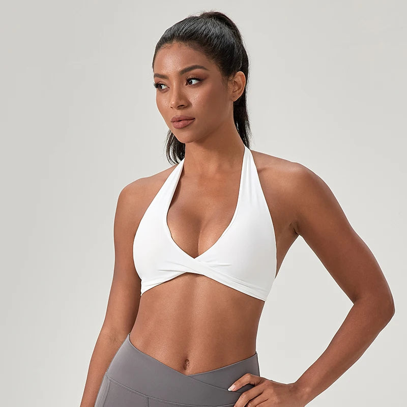 HaloFit Open Back Yoga Bra