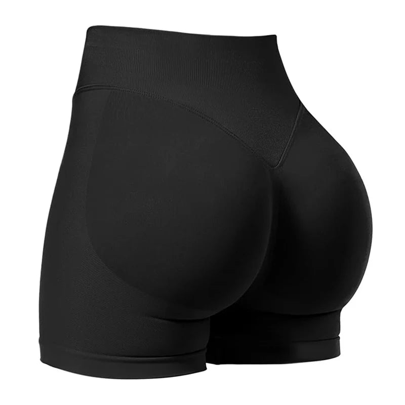 RibbedLine Seamless Biker Shorts