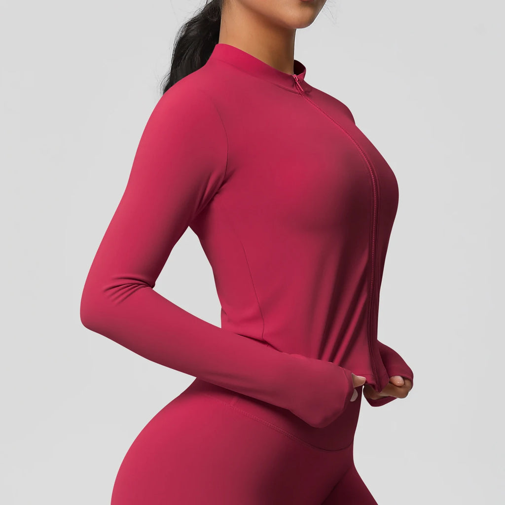 SerenaFlex Long-Sleeve Workout Top