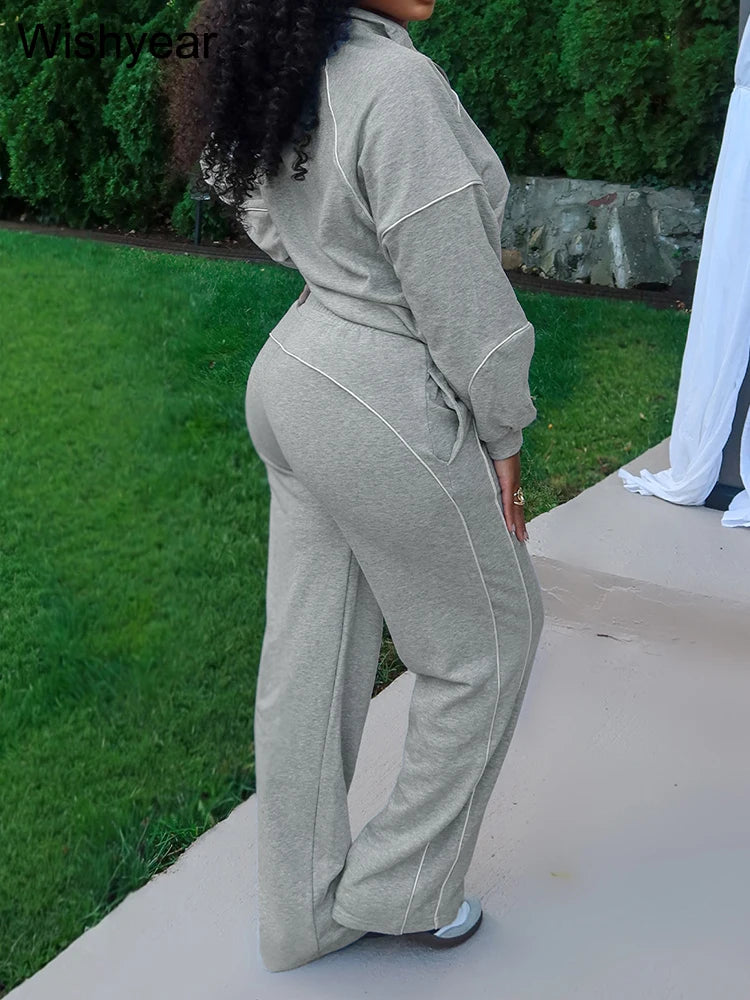 NimbusGlide Striped Tracksuit Set