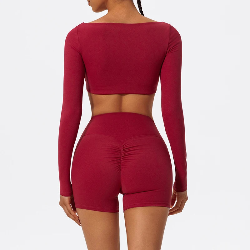 EmberFlex Long-Sleeve Yoga Set