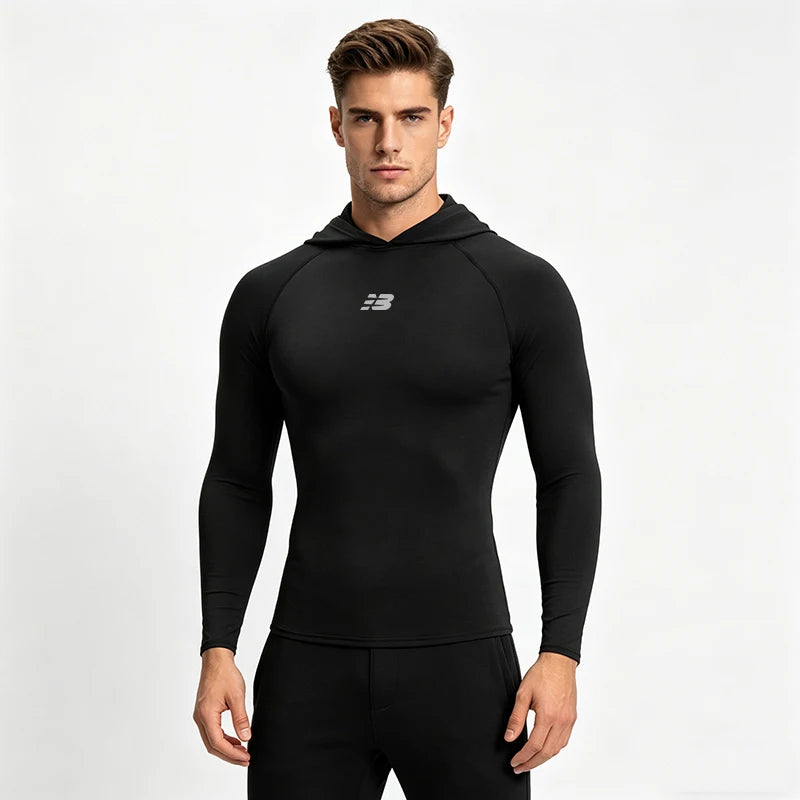 HoodLine Compression Hooded Tee