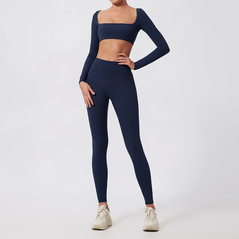 EmberFlex Long-Sleeve Yoga Set