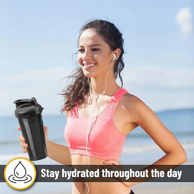 PulseShake 600ml Steel-Ball Protein Shaker